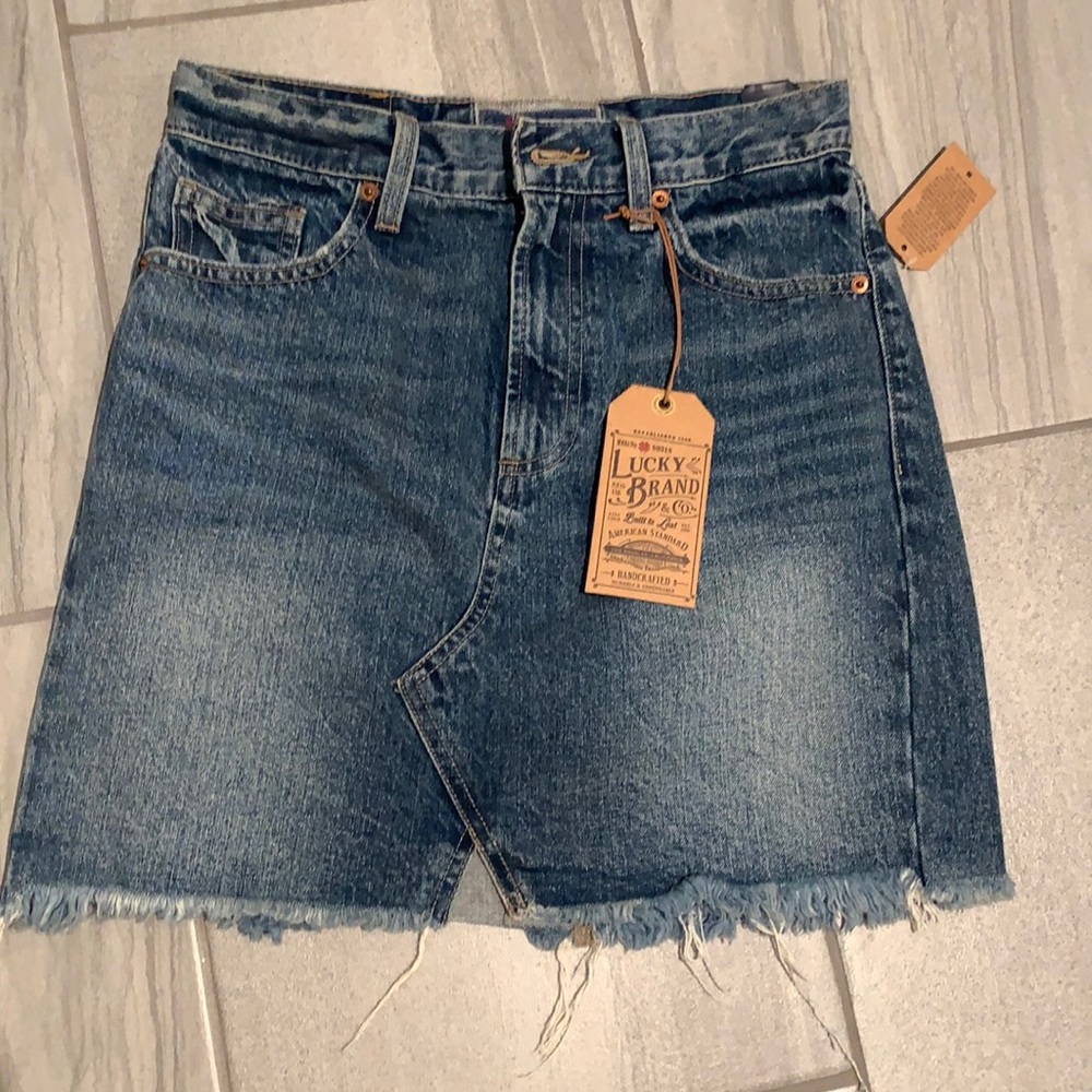 Lucky Brand Denim Skirt size 25 NWT